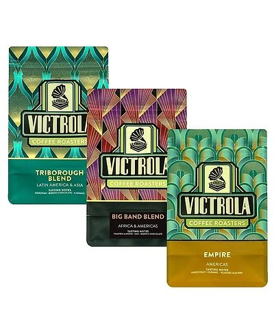 GoCoffeeGo - Victrola Triple Blend Set - Big Band, Empire & Triborough (3 x 12oz Bags)