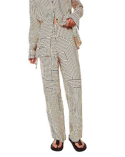 Whistles Angled Stripes Pants