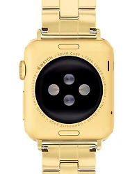 Apple Watch® Gold-Tone Stainless Steel & Crystal Bracelet