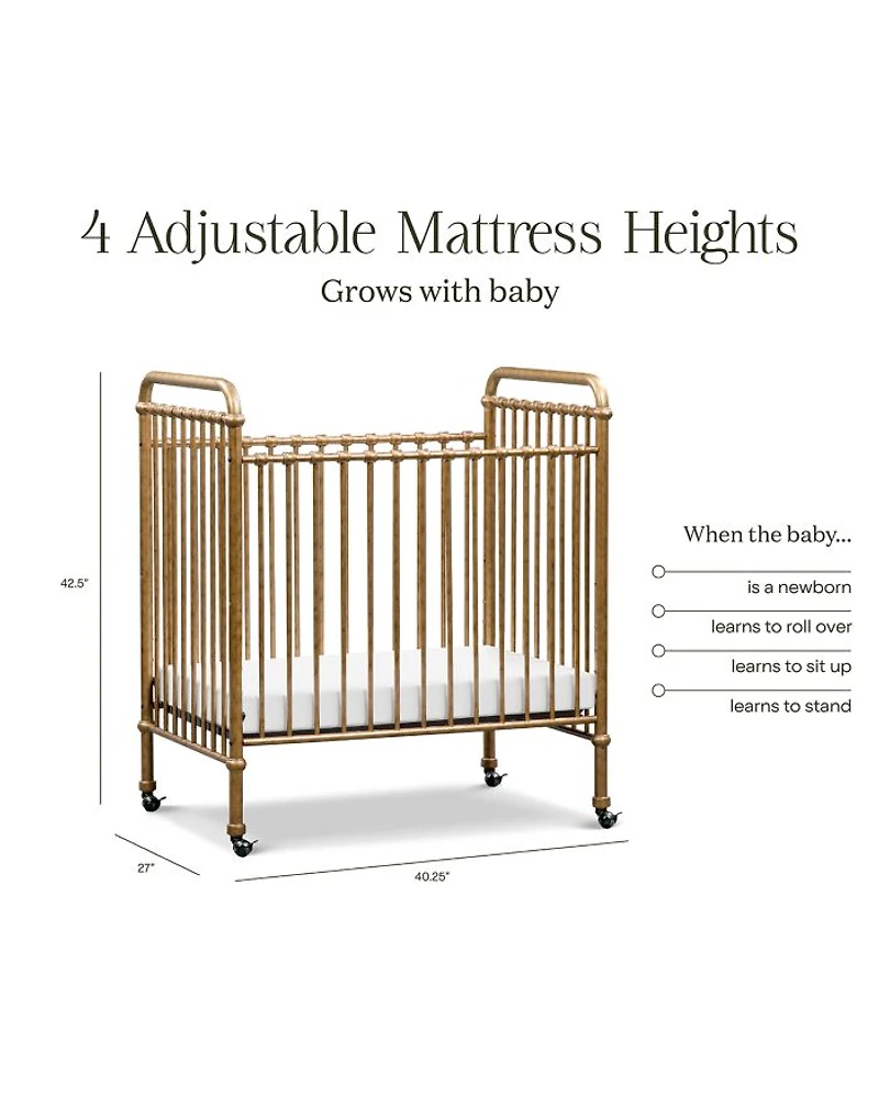 Abigail 3-in-1 Convertible Mini Crib