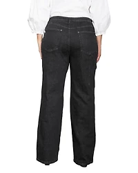 Plus Super High Workwear Jeans Rinse Black