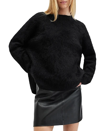 Allsaints Rebel Crewneck Cashmere Sweater