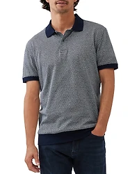 Rodd & Gunn Leeson Cotton Geo Sports Fit Polo Shirt