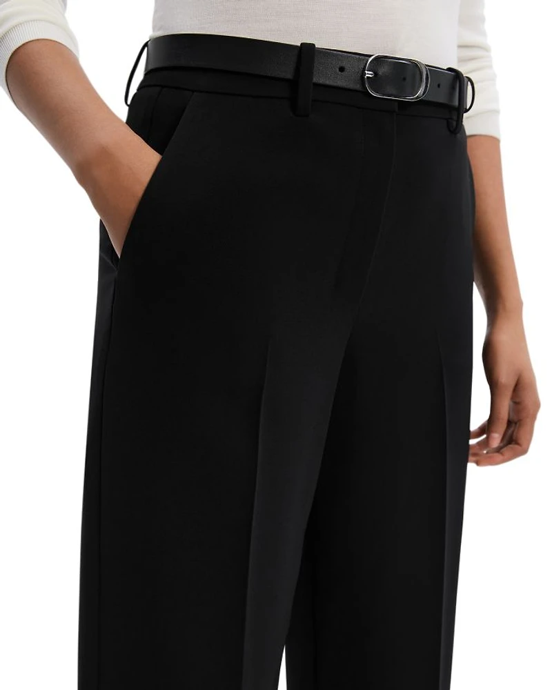 Admiral Crepe Relaxed Straight Pants