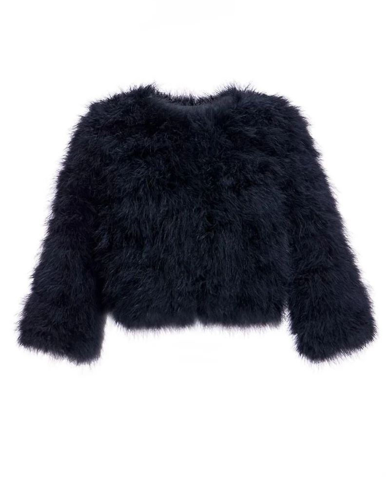 Feather Bolero Jacket
