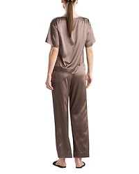 Glamour Satin Sleep Top