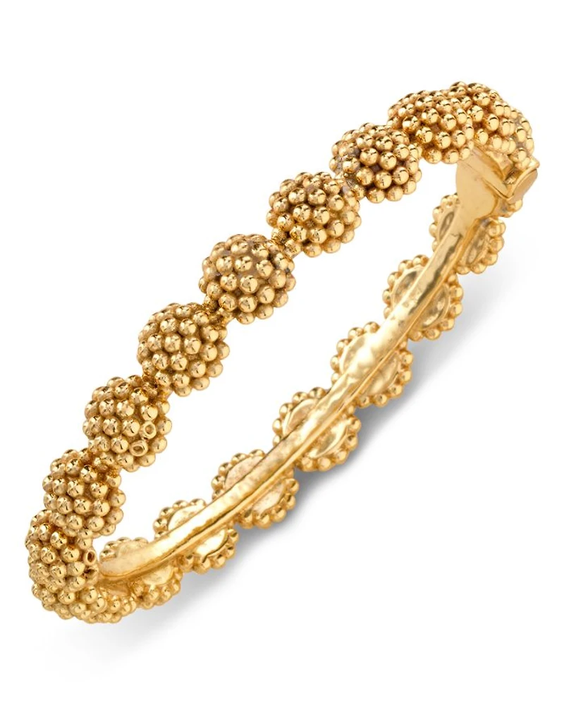Berry Eternity Hinged Bangle Bracelet