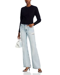 Heads The Clouds Knit Top