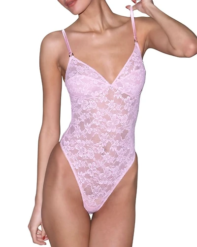 Le Stretch Lace Wireless Bodysuit