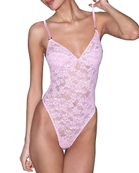 Fleur du Mal Le Stretch Lace Wireless Bodysuit