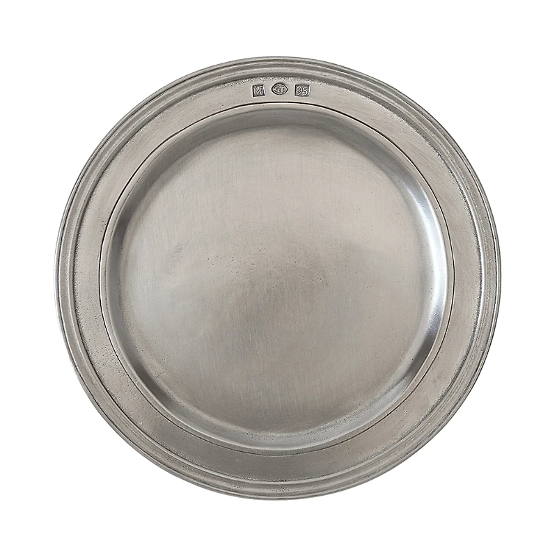 Match Gianna Pewter Bread Plate