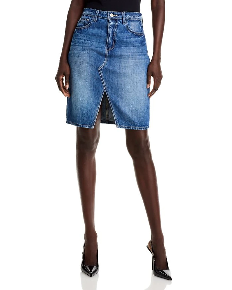 Tylee Denim Pencil Skirt