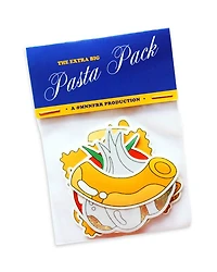 Extra Big Pasta Sticker Vinyl Pack, Set of 9