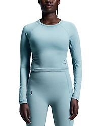 On Movement Long Sleeve Crop Top