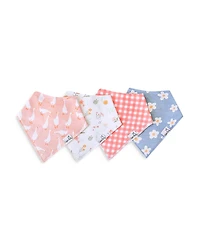 Copper Pearl Goosie Bandana Bib Set, Pack of 4