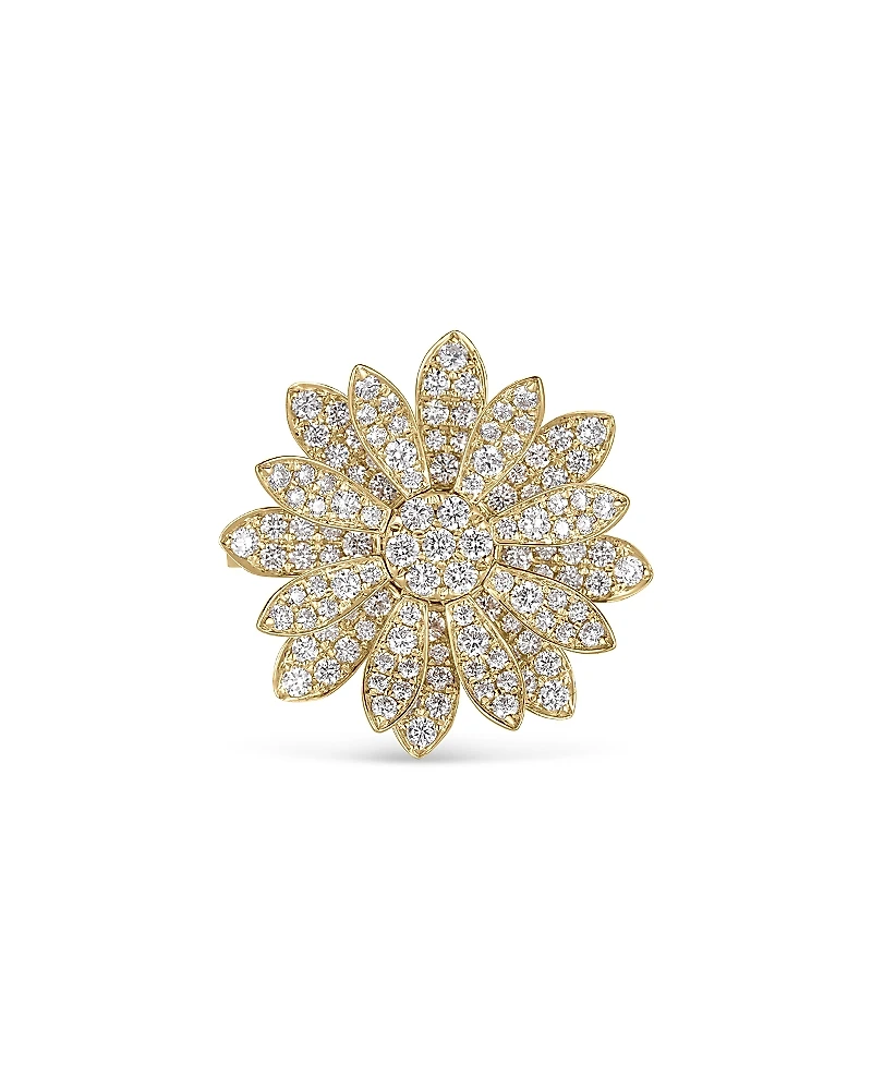 Roberto Coin 18K Yellow Gold Margherita Diamond Flower Statement Ring