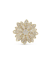 Roberto Coin 18K Yellow Gold Margherita Diamond Flower Statement Ring
