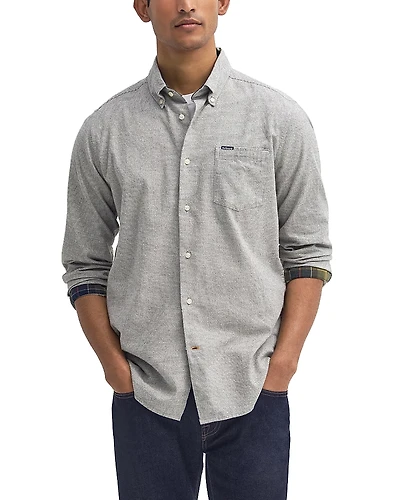 Barbour Turner Tailored Fit Houndstooth Shirt