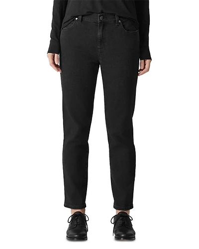 High Rise Slim Fit Ankle Jeans