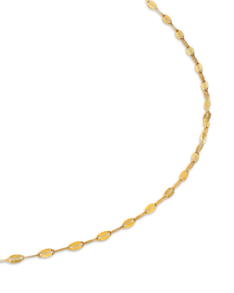 Moon & Meadow 14K Yellow Gold Shimmer Link Necklace