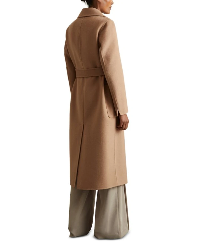 Lucia Wool Blend Double Breasted Blindseam Coat