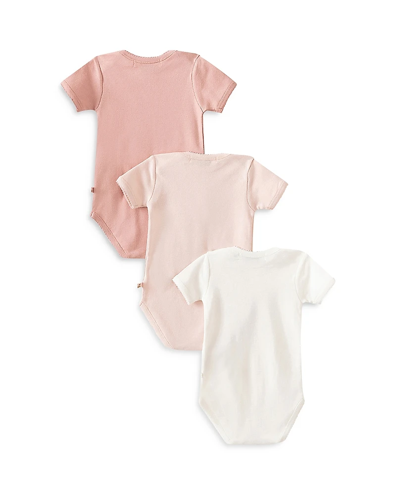 Bonpoint Unisex Bodysuit, Pack of 3 - Baby