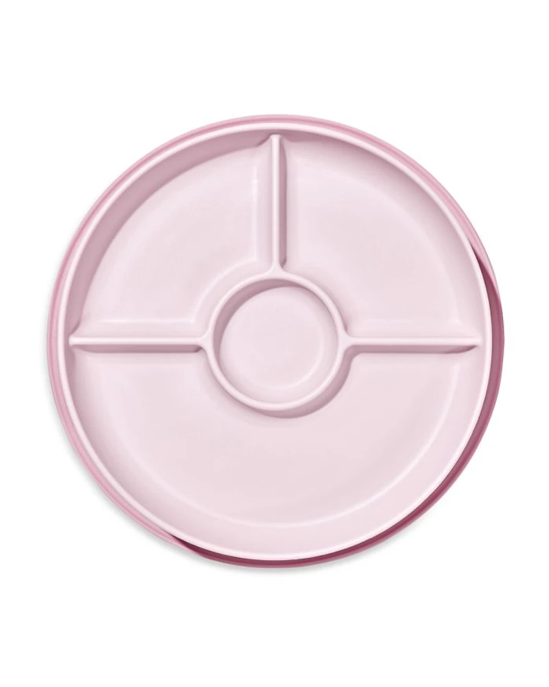 Tot Stick & Stay Suction Divided Plate
