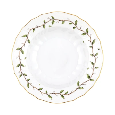 Herend Rothschild Garden Rim Soup Plate