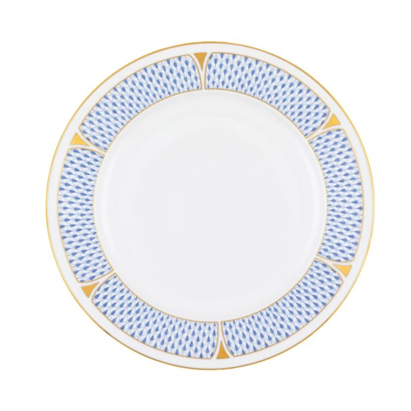 Art Deco Blue Service Plate