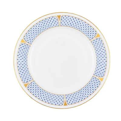 Art Deco Blue Service Plate
