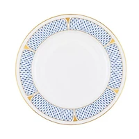 Art Deco Blue Service Plate
