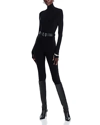 Norma Kamali Mock Neck Catsuit
