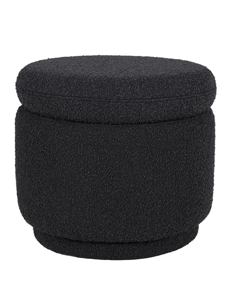 Enoki Bouclé Storage Ottoman