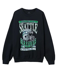 Junk Food Clothing Unisex Nfl Seattle Seahawks Helmet Flea Market Crew