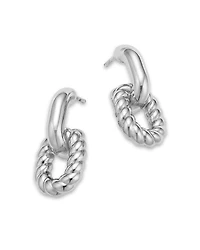 Bloomingdale's Fine Collection Double Twist Drop Earrings