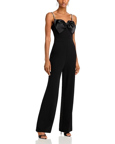 Eliza J Bow Rhinestone Jumpsuit