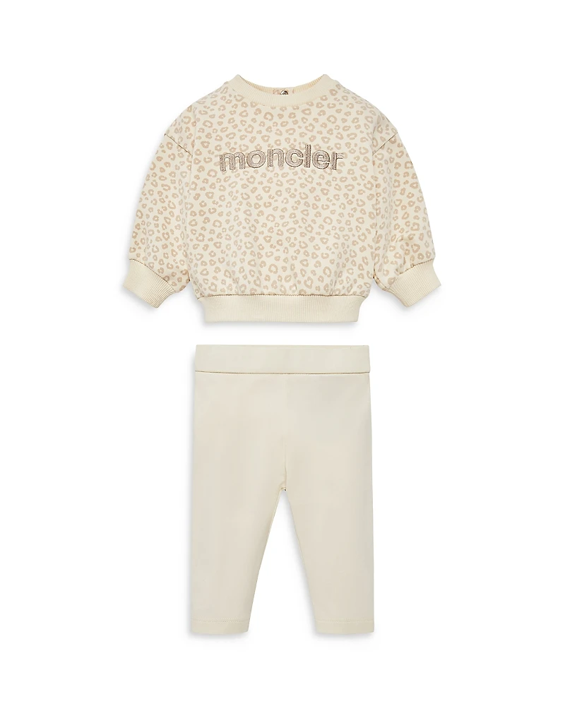 Moncler Girls' Knitwear Sweatshirt & Pants Set - Baby, Little Kid