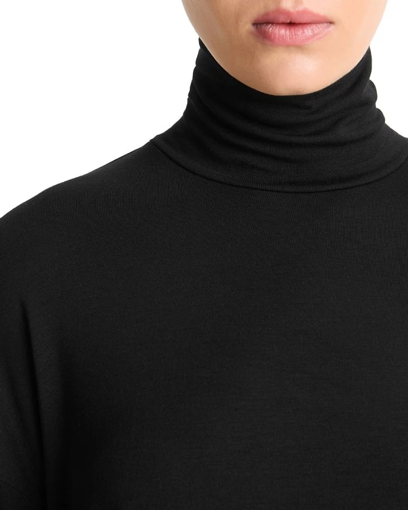 Relaxed Long Sleeve Turtleneck