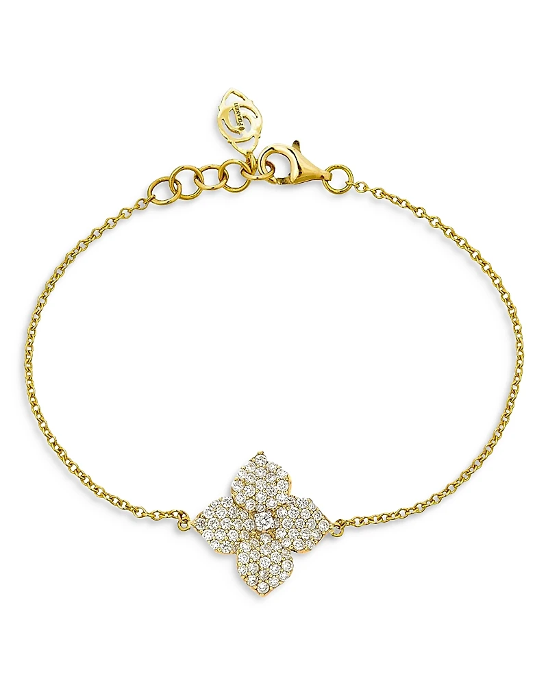 Piranesi 18K Yellow Gold Fiore Bracelet with Diamonds, 0.78 tcw