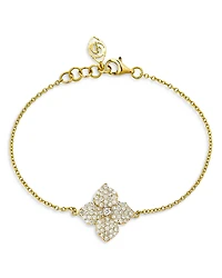 Piranesi 18K Yellow Gold Fiore Bracelet with Diamonds, 0.78 tcw