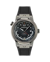 F-80 GMT Worldtime Silicone Watch, 43mm
