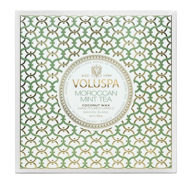 Moroccan Mint Tea Boxed Luxe Candle 30 oz.