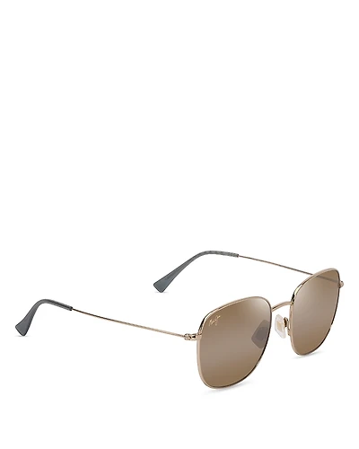 Maui Jim Olali Af Aviator Sunglasses, 55mm