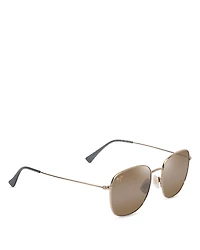 Maui Jim Olali Af Aviator Sunglasses, 55mm