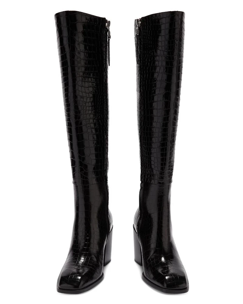 Women's Teresa Square Toe Block Heel Boots