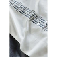Basketweave Embroidery Sham