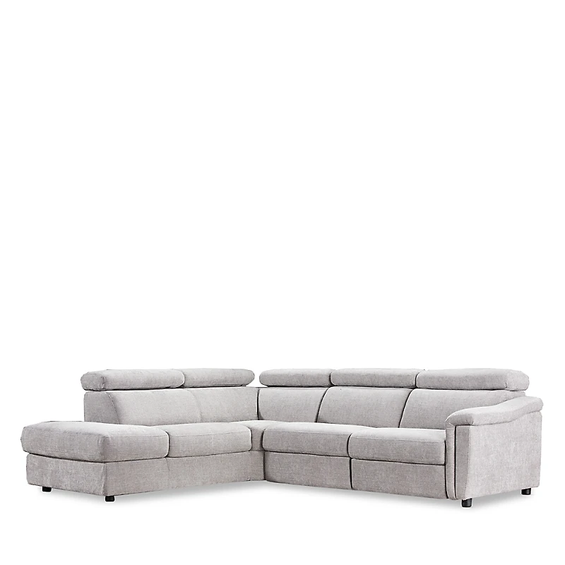 Nicoletti Prato 3 Piece Power Reclining Fabric Sectional