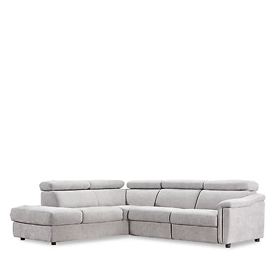 Nicoletti Prato 3 Piece Power Reclining Fabric Sectional