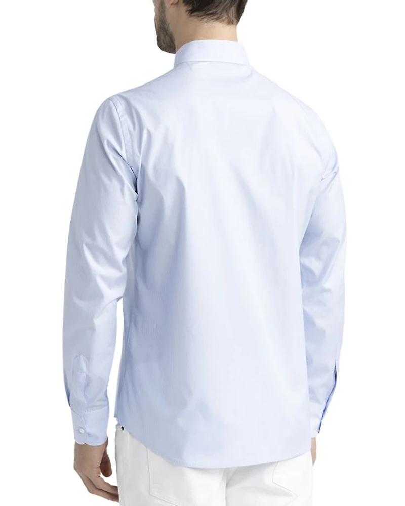 Poplin Button Front Shirt