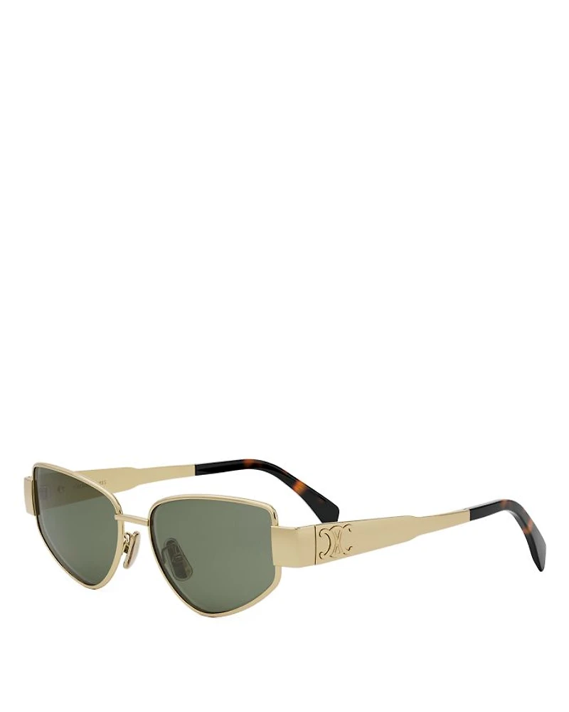 Triomphe Cat Eye Sunglasses, 55mm